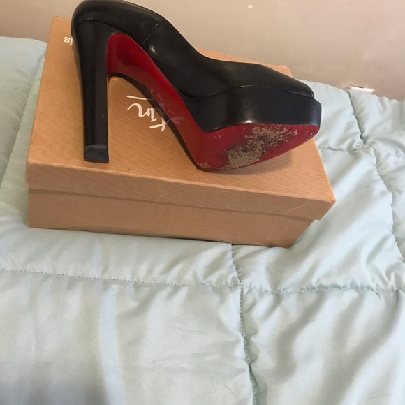 Christian Louboutin Black leather heels - Picture 4 of 4